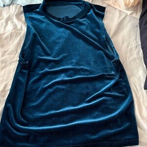 Amazon Essentials Velvet Tank Top - Rich Blue